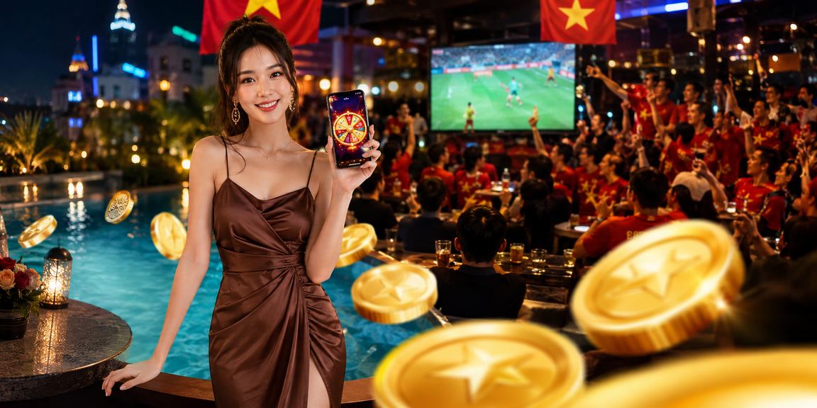 Người dùng Hà Nội xem thông tin cá cược và rút thăm may mắn bên cốc cà phê